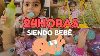 24 HORAS SIENDO BEBÉ 👶  NUEVO VIDEO 😱  Marie se convirtió en una bebé 😍  Kids Marie Show [upl. by Adnam]