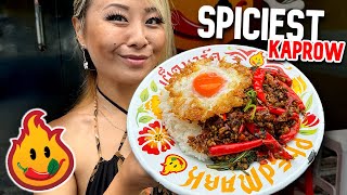 THE SPICIEST KAPROW DISH IN THAILAND at Pedd Mark RainaisCrazy [upl. by Amadis280]