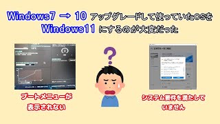 古いパソコンをWindows11にするのが大変だった [upl. by Jadda]