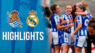 HIGHLIGHTS  Real Sociedad 31 Real Madrid  1ª Div Femenina [upl. by Simmons525]