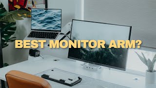 This Monitor Arm has a Secret  Clean Laptop Setup [upl. by Ashman]