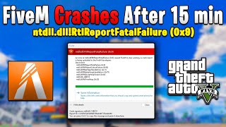 ntdlldll Fivem Crash Fix How To Fix Fivem Crash After 15 min playing [upl. by Fujio]