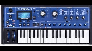 Novation Mininova Some Amazing Sounds and Features [upl. by Dnartreb]