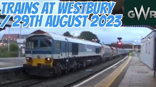 Trains At Westbury  29th August 2023 [upl. by Soren]