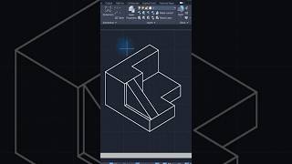 Improve Your Skills AutoCAD Isometric Drawing Exercises  CAD 🖥️⚙️ short trending autocad [upl. by Edasalof227]