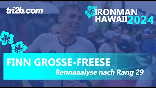 Ironman Hawaii Finn GroßeFreese nach Rang 29 [upl. by Romina56]