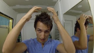 MESSY  Spiky Hair Tutorial For Guys  Footballer Hair [upl. by Annhoj311]