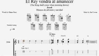 Partitura  Adviento  El Rey vendra al amanecer  JesedJimCowansimplificado [upl. by Amalita32]