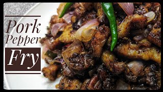 Pork Pepper Fry Mangalorean Style [upl. by Dlanigger]