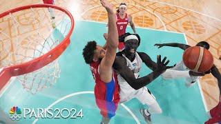 South Sudan makes history with FIRSTEVER Olympic mens basketball win  Paris Olympics  NBC Sports [upl. by Darnoc150]