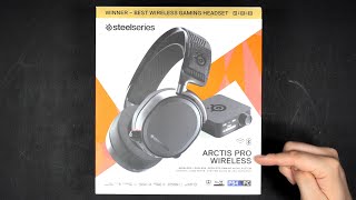 SteelSeries Arctis Pro Wireless  Unboxing amp Test [upl. by Ettenan]