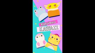 BOLSA DE REGALO de papel KAWAII FACIL para un cumpleaños 🎁🎉😍 shorts [upl. by Cyprian]