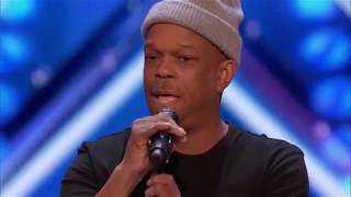 America´s Got Talent 2017 Mike Yung Stunning Subway Singer [upl. by Darom]