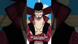 Shanks meets up with Mihawk shorts anime onepiece luffy zoro shanks mihawk funny skit [upl. by Ecinej]