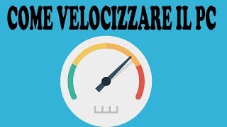 Come velocizzare avvio di Windows senza utilizare programmi di ottimizzazione [upl. by Notterb334]