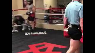 Canelo Alvarez vs Avni Yildirim sparring day [upl. by Lleznol]