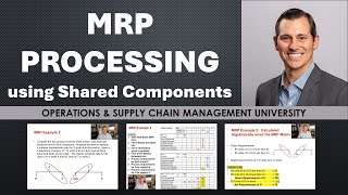 MRP processing example with shared components [upl. by Munster]