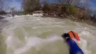 Rescue Methods  Swift Water Rescue Riding the hydraulic [upl. by Mag]