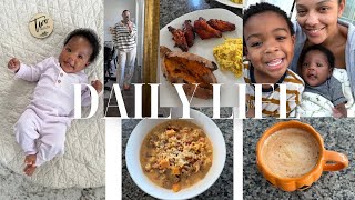 iPhone 16 pro unboxing pumpkin patch lunchbox cozy meals amp baby is 2 months  VLOG [upl. by Enywtna878]