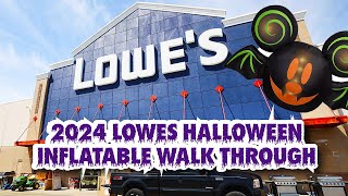 2024 Lowes Halloween Inflatable Walkthrough [upl. by Brenan]