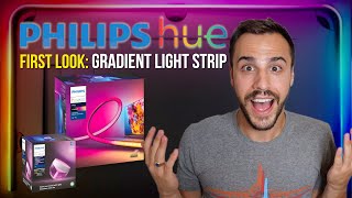 First Look Philips Hue MultiColor Gradient Light Strip for TV amp More [upl. by Ruiz]