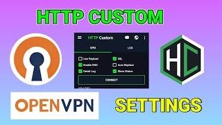 How to setup Http Custom VPN Openvpn Server settings for Secure browsing [upl. by Lauhsoj]