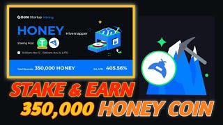 Instant 350k Honey Coin Airdrop 🚀 Stake and Earn Hivemapper [upl. by Assilem]