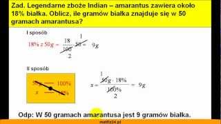 Procent z liczby  Zadanie i rozwiązanie  Matfiz24pl [upl. by Leeke]
