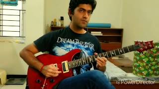 Dhanashree Thillana  AGAM  Final guitar solo  cover  Brijesh [upl. by Nottap]