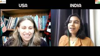 Cambly English Conversation 50 with lovely tutor from USA  Adrija Biswas [upl. by Petracca]