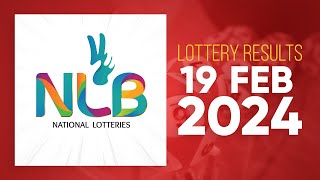 NLB Live Lottery Draw 20240219  0930 PM [upl. by Rebmaed]