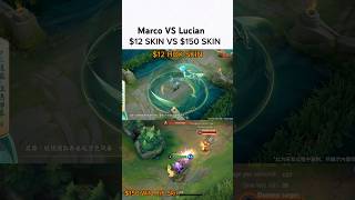 12 HOK Skin VS 150 Wild Rift skin comparison honorofkingsglobal honorofkings wildrift [upl. by Retlaw]