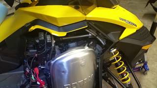 Ski doo 600 Ace oil change [upl. by Cutter]