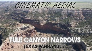 Tule Canyon Narrows  Cinematic Aerial [upl. by Nodnar]