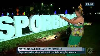 Esplanada dos Ministérios não terá iluminação de Natal  SBT Brasília 1ª edição 071222 [upl. by Aidualc702]