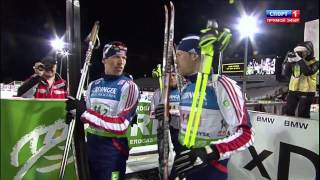 RU \ IBU World Championships Biathlon 2011 8 Relay Men 8 of 8 [upl. by Orutra261]