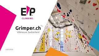 Rocville Climbing Center Grimperch  Villeneuve Switzerland  by EP Climbing [upl. by Arianna366]