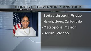 Illinois Lt Governor Plans Downstate Tour [upl. by Enelaj]