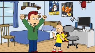 Caillou cuts Boriss hair and gets grounded [upl. by Malchus]