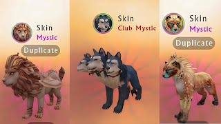 open 140 epic and 70 ultimate chests in WildCraft Unlocked mystic skins for free [upl. by Naoma]