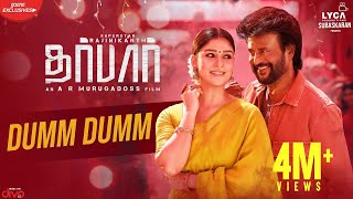 DARBAR Tamil  Dumm Dumm Lyric Video  Rajinikanth  AR Murugadoss  Anirudh  Subaskaran [upl. by Franek]