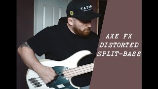 Super Aggressive Metal Bass Tone Dingwall NG2 Axe FX Bass tone tutorial [upl. by Toms]