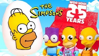 Simpsons 25 Years by Kidrobot Full Case of Blind Box Toys Unboxing  Giant Play Doh Homer Egg [upl. by Logan]