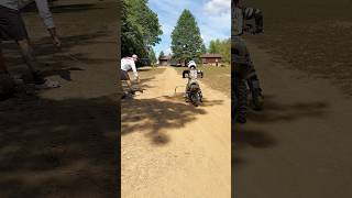 Practicing those starts moto 50cc 6yrsold get the holy [upl. by Latonia]