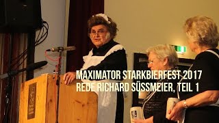 Maximator Starkbierfest 2017  AugustinerKeller mit Richard Süßmeier am 13032017 Teil 1 [upl. by Lavine613]