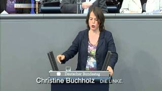 Christine Buchholz DIE LINKE Nein meine Söhne gebe ich nicht [upl. by Pogah]