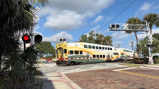 Railroad Crossing Winter Park US  Canton Ave  Florida [upl. by Alo166]