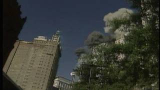 911 WTC Rare Video of First Plane Attack  WNYW TV [upl. by Ahsinnod]