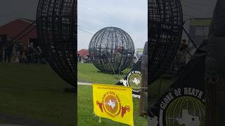 Globe of death Lawrence county fair 2024 [upl. by Yesteb278]