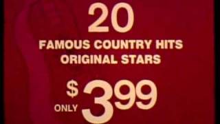 Ktel Records quot20 Famous Country Hitsquot commercial  1971 [upl. by Mallissa]